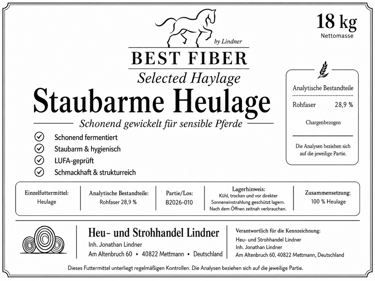 Staubarme Heulage (1. Schnitt)