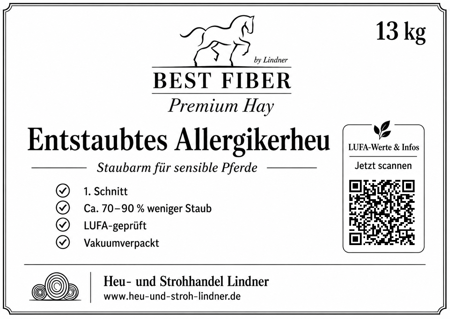 Entstaubtes Allergikerheu NEU